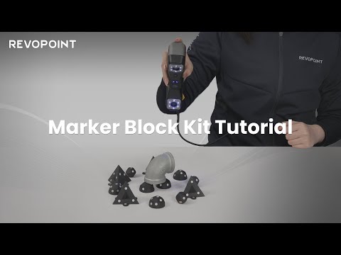 Revopoint MetroX 3D Scanner: How to Use the Marker Block Kit