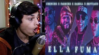 Chencho ➕ Farruko ➕ Darell ➕ Brytiago - Ella Fuma [Official Video] Reaccion