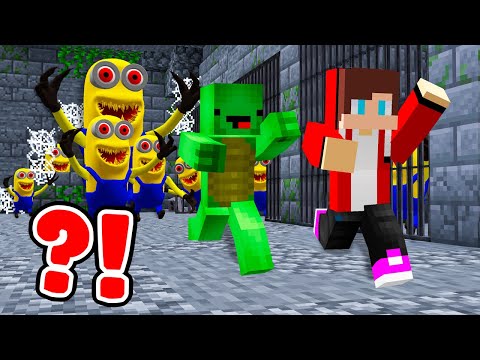 Escape Scary Minions Prison: Minecraft Challenge