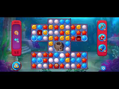 Fishdom Hard level 11933 no boosters フィッシュダム ハード