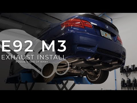 First V8 E92 M3 Exhaust Install Isn't Going to Work