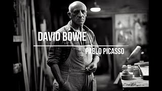 David Bowie - Pablo Picasso (lyrics video with AI generated images)