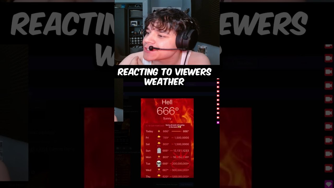 Reacting To Viewers WEATHER #shorts