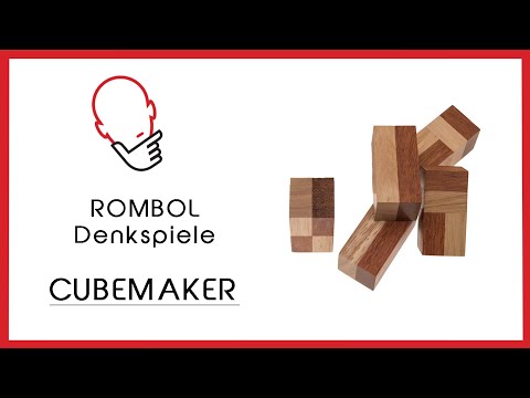 ROMBOL Denkspiele, 6293 Cubemaker, Dr. Volker Latussek, Lösung