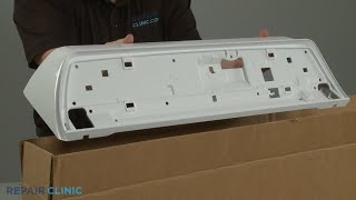 Whirlpool Top-Load Washer Control Panel Housing Replacement W11413339
