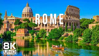 Experience Rome in 8K UHD - Iconic Landmarks Aerial Tour