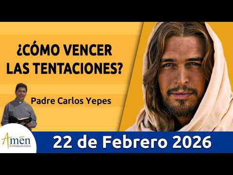 Evangelio De Hoy, Domingo 22 Febrero 2026 #PadreCarlosYepes l Mateo 4,1-11 #Evangelio