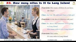 23.1 How many miles is it to Long Island?