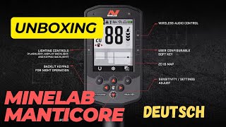 Minelab Manticore - Unboxing Deutsch