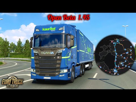 Transport de pneus | Tallinn - Riga | Scania S520 | Euro Truck Simulator 2 | Open Beta 1.45