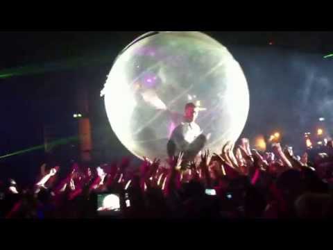 Major Lazer @ The JamBo Festival 15-06-2013 - Diplo rolls over people's heads
