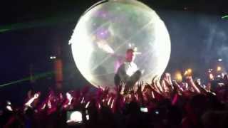 Major Lazer @ The JamBo Festival 15-06-2013 - Diplo rolls over people's heads
