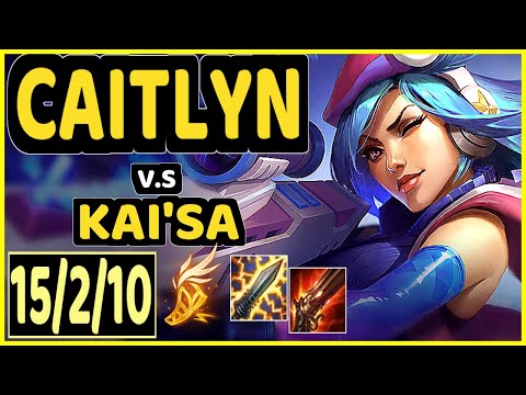 ARROW (CAITLYN) vs KAI'SA - 15/2/10 KDA BOTTOM ADC CHALLENGER GAMEPLAY - NA