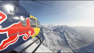 Red Bull Airbus H135 Helicopter | 4K |  video