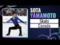 Sota YAMAMOTO JPN Men Free Skating Skate Canada International 2024 GPFigure