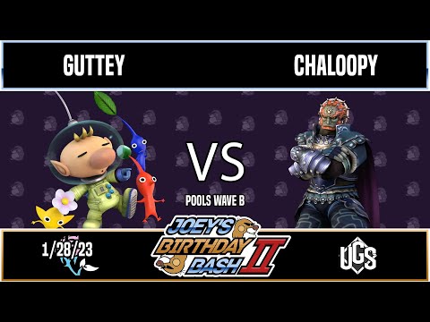 Joey's Birthday Bash 2 - Pools Wave B - guttey(Olimar) Vs. Chaloopy(Ganondorf)