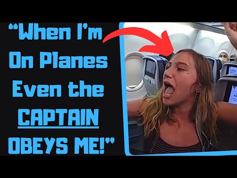 r/EntitledPeople - Mega Karens Think They OWN A PLANE! EVERYONE MUST OBEY!