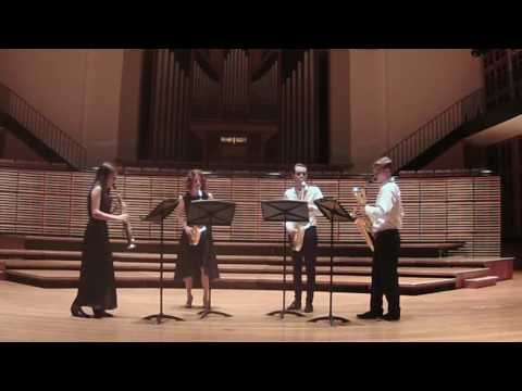 Paul Stanhope's Ockham's Razor for Saxophone Quartet