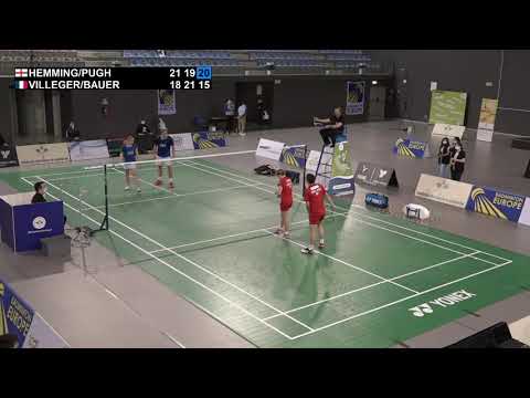 Match point - Hemming / Pugh vs Villeger / Bauer - XD, Final - Portuguese International 2021