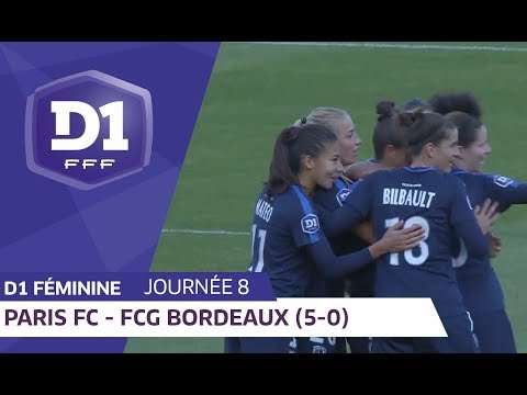 J8 : Paris FC - Girondins de Bordeaux (5-0) / D1 Féminine