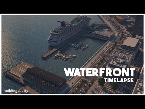 Building A City #56 (S2) // Waterfront // Minecraft Timelapse