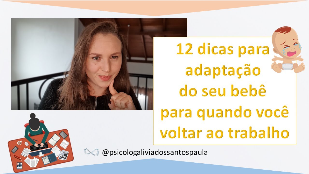 12 dicas para adaptação do bebê no retorno ao trabalho