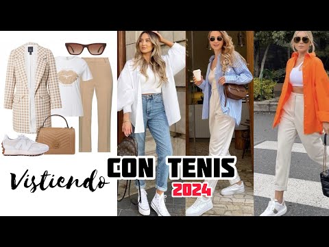 Outfits CON TENIS 2024 looks UTILIZANDO TENIS DE MODA! 👟👟 Looks y Combinaciones 2024*