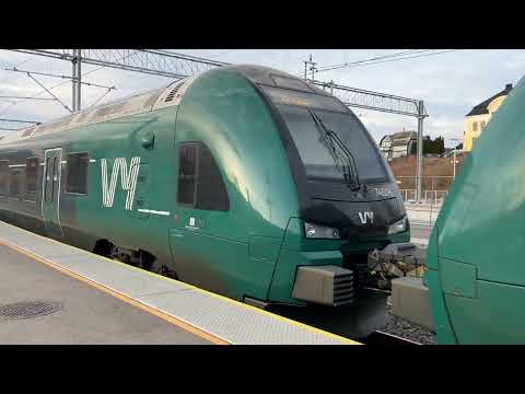 Tonsberg Norway VY train