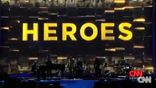 FOX NEWS   Ne Yo performs &#39;Heroes&#39; at CNN tribute