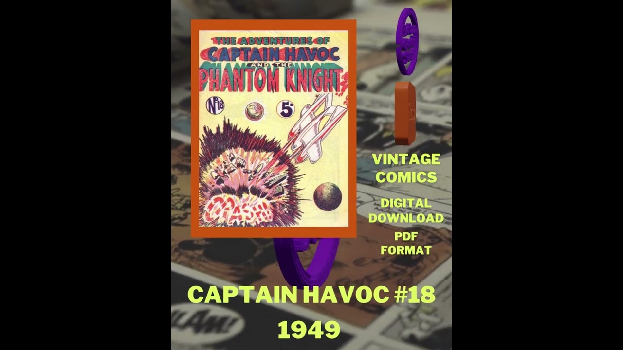 Captain Havoc and The Phantom Knight #18 | 1949 | English | Superhero | Digital | PDF #shorts