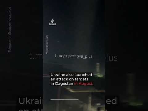 Ukrainian drones strike Russian Caspian Sea port in Dagestan