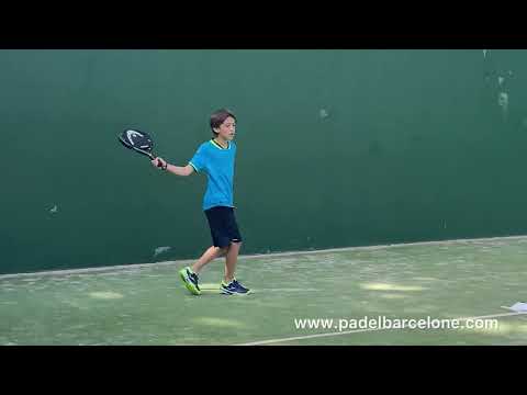 Nohan en stage de padel à Barcelone