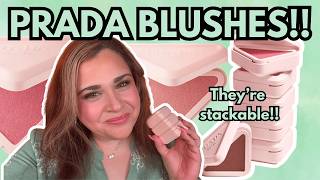 PRADA BLURRING BLUSH Review and Demo!! Stackable and New Favorite Blush?