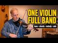 Blues in C for Violin | Play All Parts (Gentle Lesson)