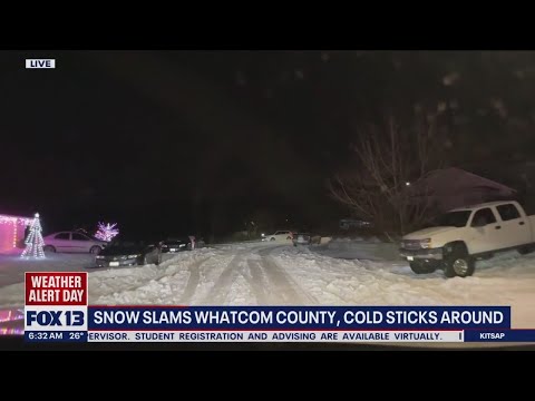 Snow slams Whatcom County | FOX 13 Seattle