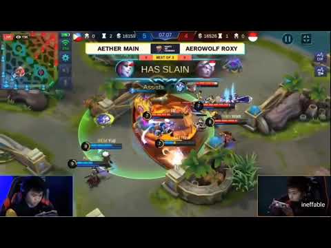 AETHER MAIN VS AEROWOLF ROXY MATCH 1 SEMIFINAL MSC 2018   WOW AEROWOLF MENGUNAKAN MARKSMAN 1