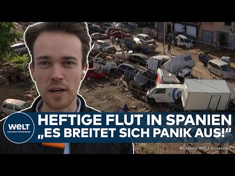 Video Thumbnail: SPANIEN: Todes-Flut! "Es breitet sich Panik aus!" Lebensmittel in Valencia werden knapp