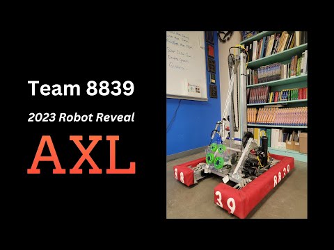 Team 8839 - 2023 Robot Reveal - AXL