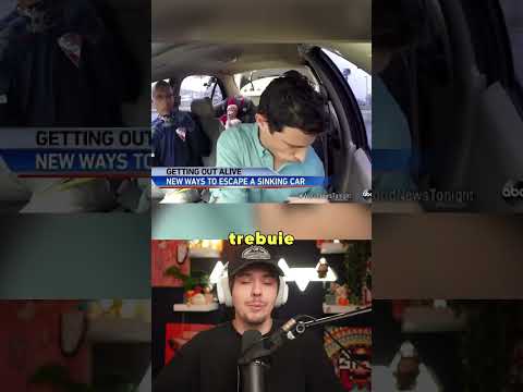 CUM SĂ SUPRAVIEȚUIEȘTI DACĂ MAȘINA SE SCUFUNDĂ