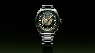 Omega The Worldtimer in Green Ceramic​