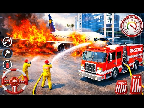 Fire Truck Rescue Simulator 3D - 911 Emergency Rescue Van Driving - Android GamePlay