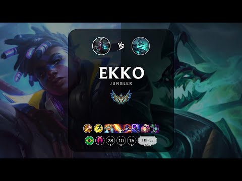 Ekko Jungle vs Hecarim - BR Challenger Patch 13.16