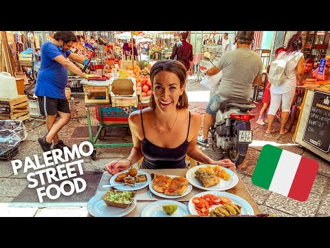 The Best Sicilian Street Food in Palermo, Italy | Day & Night Markets 🇮🇹  (DIY SICILY FOOD TOUR)