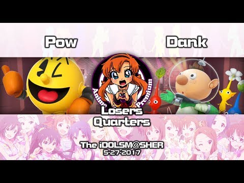 The iDOLSM@SHER: Pow (Pacman) vs. Dank (Alph) - SSB4 Losers Quarters
