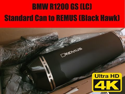 Standard BMW R1200GS (LC) exhaust change to Remus - Black Hawk | Fitting, sound and run out