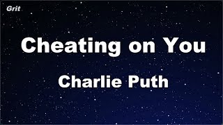 Download lagu Cheating on You - Charlie Puth Karaoke 【No Guide Melody】 Instrumental mp3