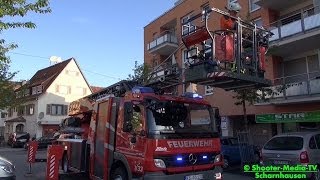 preview picture of video '[E] - [RETTUNG ÜBER DLK] | Feuerwehr zweimal zum Einsatz bei gleicher Adresse | (Ostfildern)'