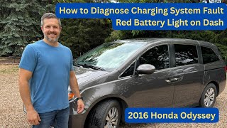 2016 Honda Odyssey Diagnose Battery or Alternator Trouble