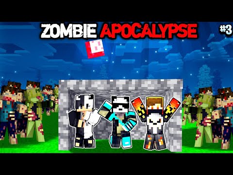 RaHul iS liT - We Created Bunker to Survive  Zombie Apocalypse in Minecraft |Ep.3