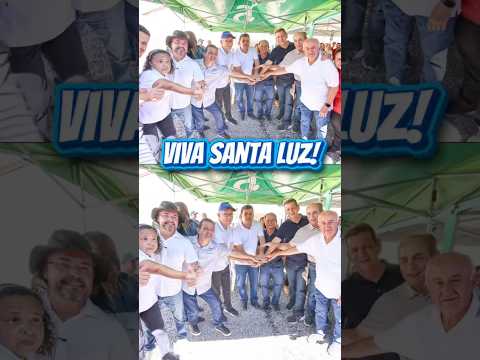 Em Santa Luz, também visitamos a liderança Fátima e o ex-prefeito Zé Lima